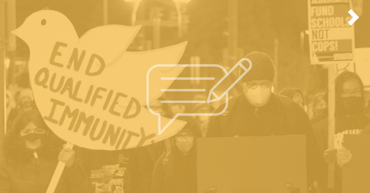 Write to Congress End qualified immunity — NextGen America